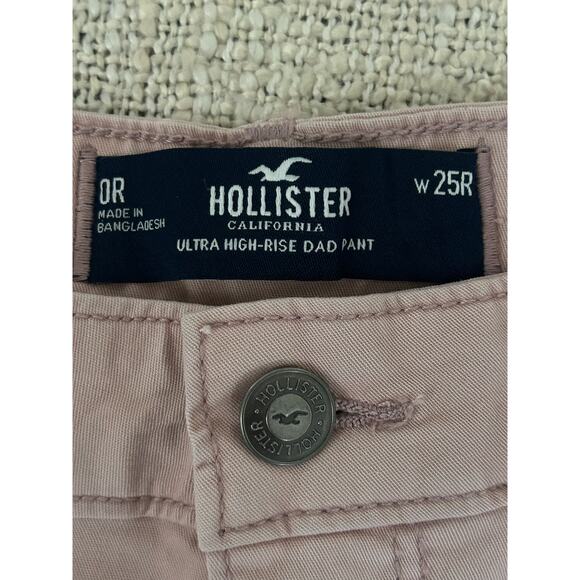 Holster Ultra High Rise Dad Baggy Cargo Pant Dusty Pink Size 25/0 - Picture 6 of 8